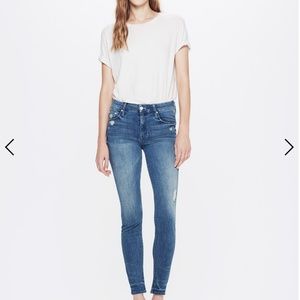 Mother jeans The Looker in Graffiti Girl size 31